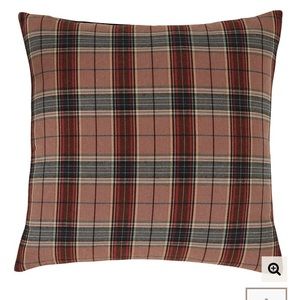 Ballard Designs Tartan Red pillow cover